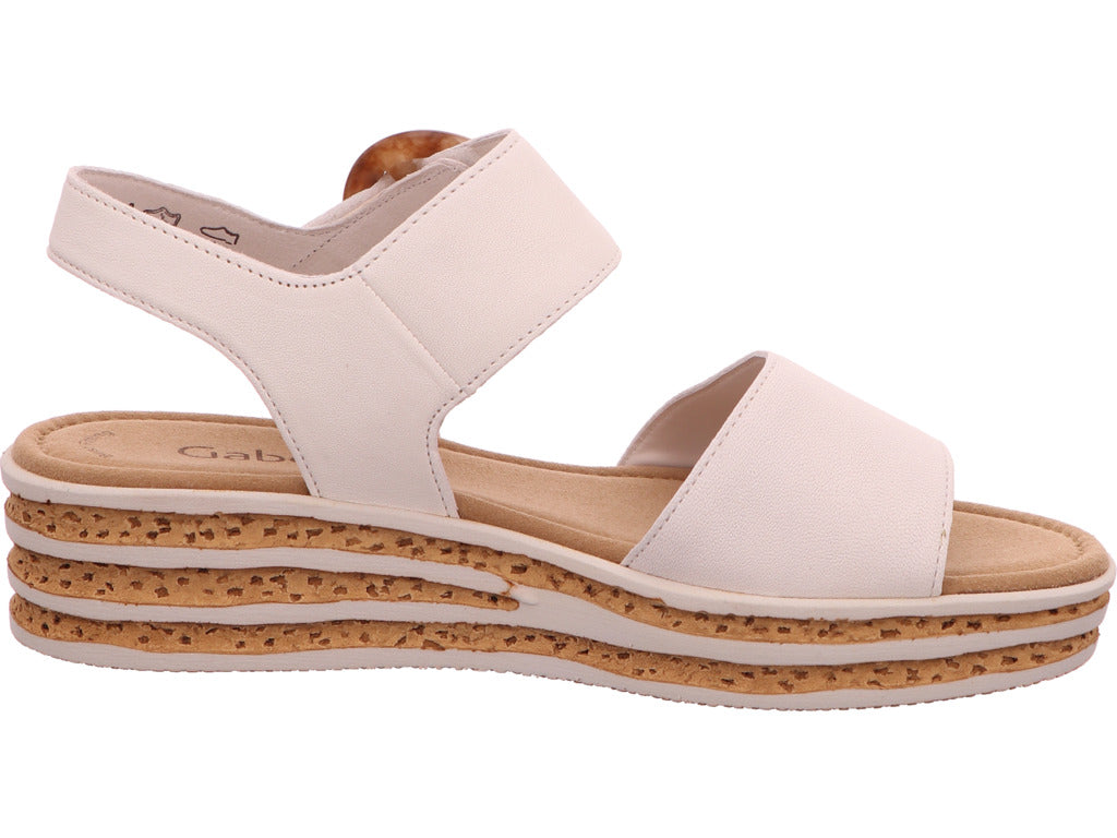 Gabor Damen Sandalette in weiß