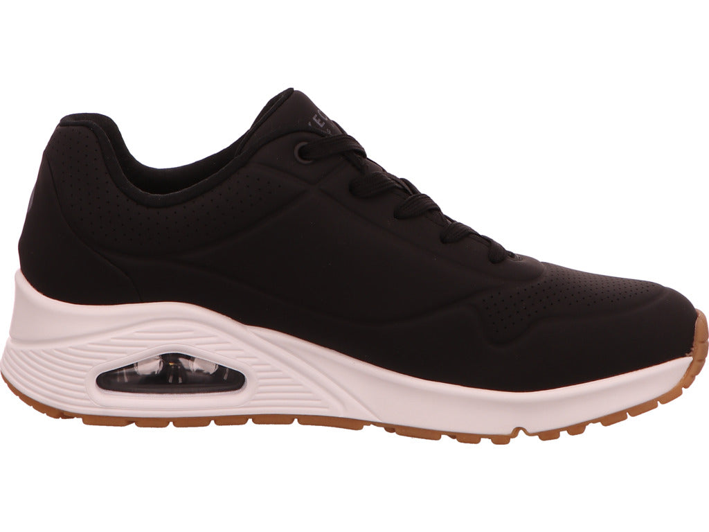 Skechers Damen Sneaker Uno - Stand On Air in schwarz