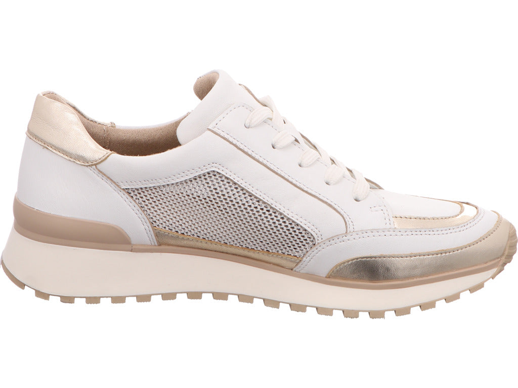 Caprice Damen Sneaker in weiß-bunt-kombiniert