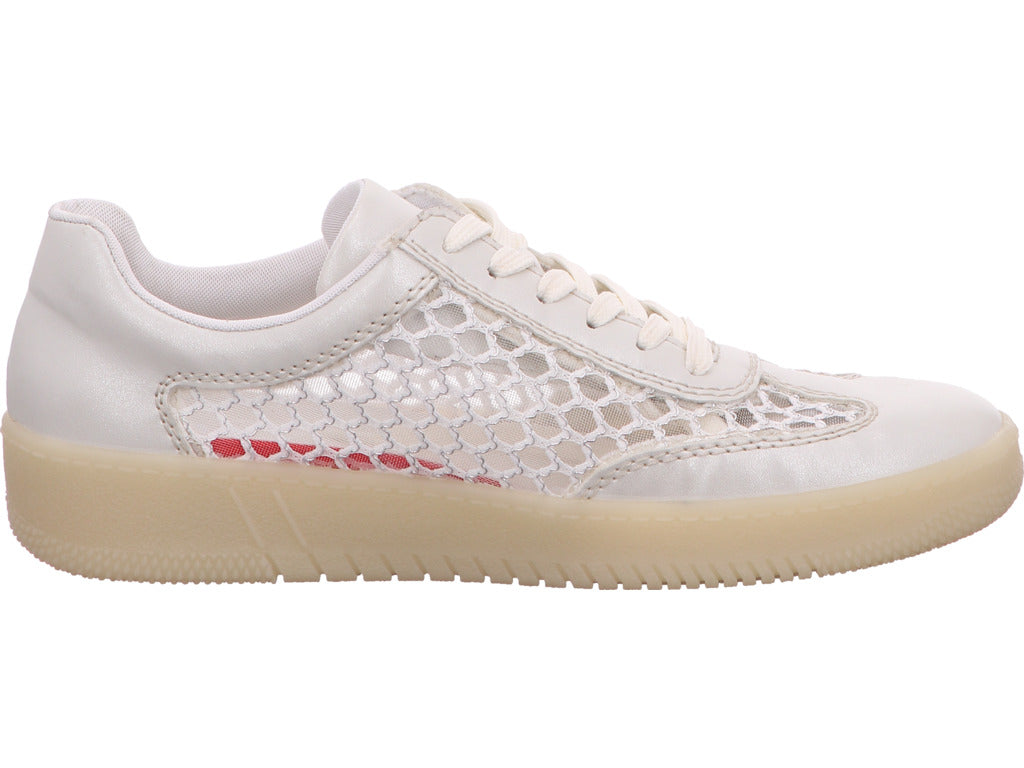 Rieker Damen Sneaker in weiß-bunt-kombiniert