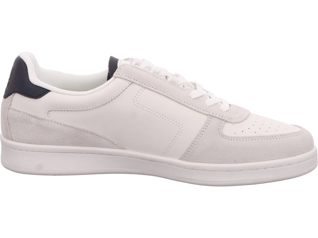 Marc O'Polo herensneakers in een wit-meerkleurige combinatie.