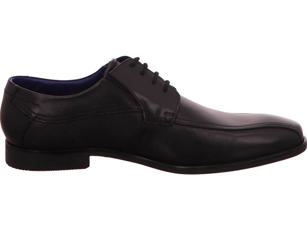 Bugatti Herren Schnürschuh in schwarz