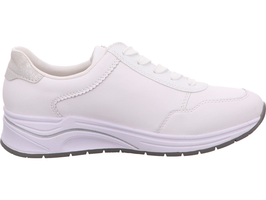 Rieker Damen Sneaker in weiß-bunt-kombiniert