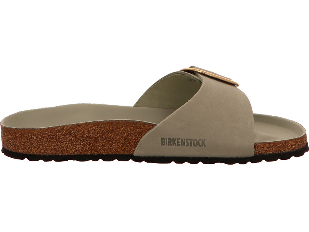 Birkenstock Damen Pantolette Madrid Big Buckle in grün