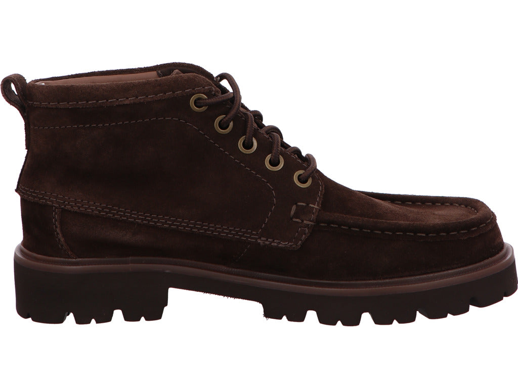 Clarks Herren Stiefel Cleyhill Hi in dunkelbraun