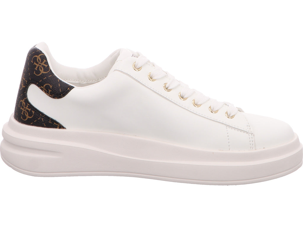 Guess Damen Sneaker Elbina in weiß-bunt-kombiniert