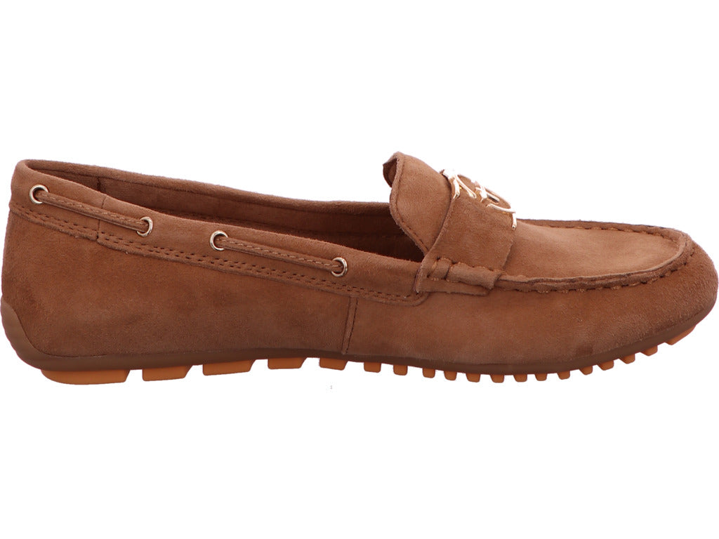 Tamaris Damen Slipper in hellbraun