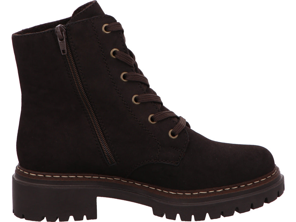 Rieker Damen Stiefel in braun-bunt-kombiniert