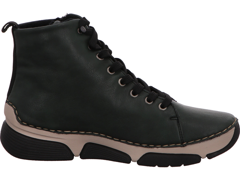 Rieker Damen Stiefel in dunkelgrün