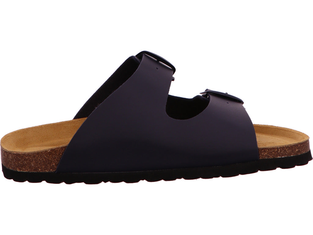 Longo Damen Pantolette in dunkelblau