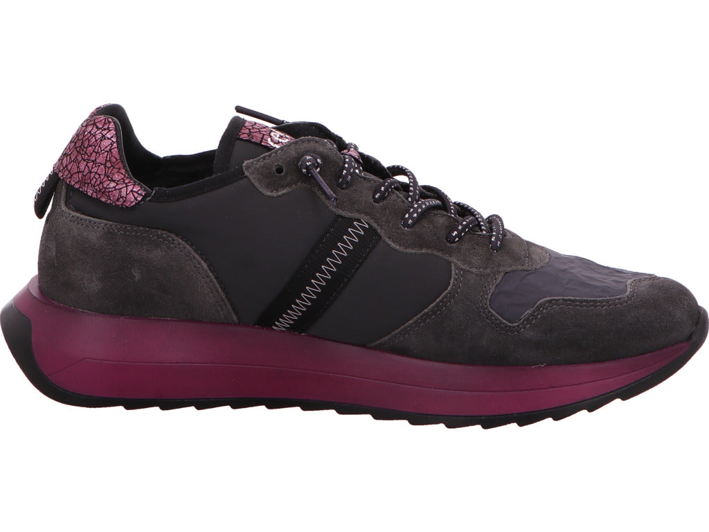 Cetti damessneakers C848 Sra in grijs-multicolor combinatie