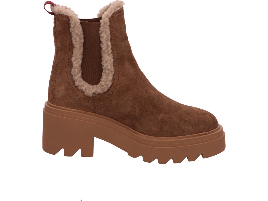 Tamaris Damen Stiefel in braun-kombiniert