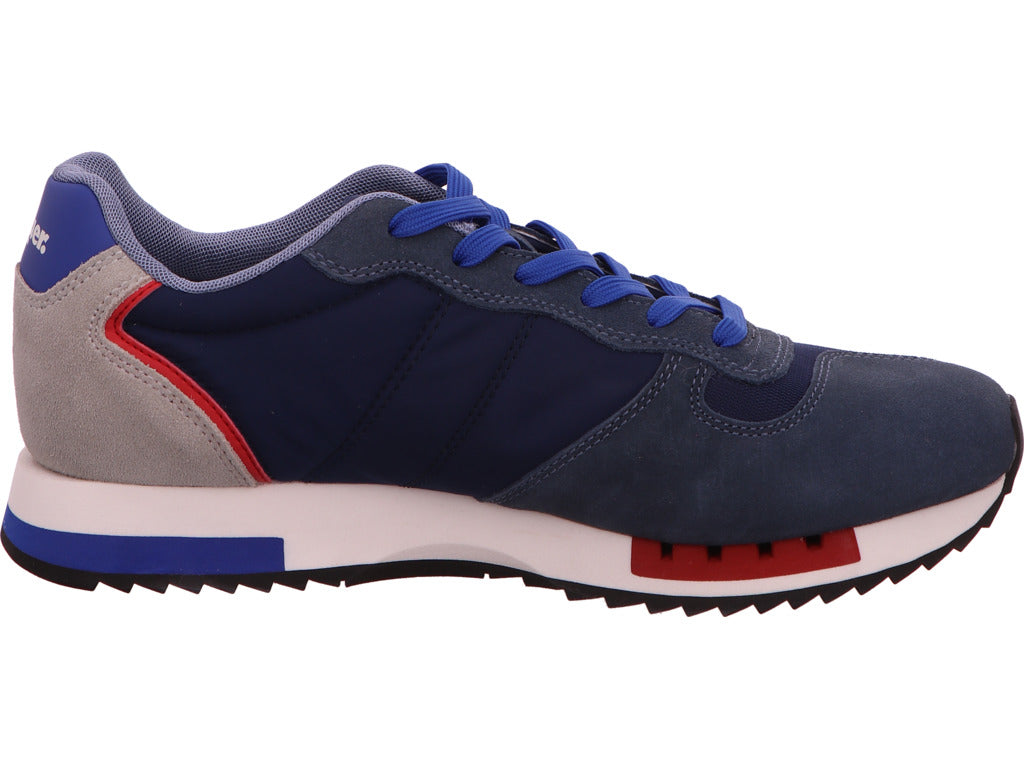 Blauer Shoes Herren Sneaker Queens 01 in blau-bunt-kombiniert