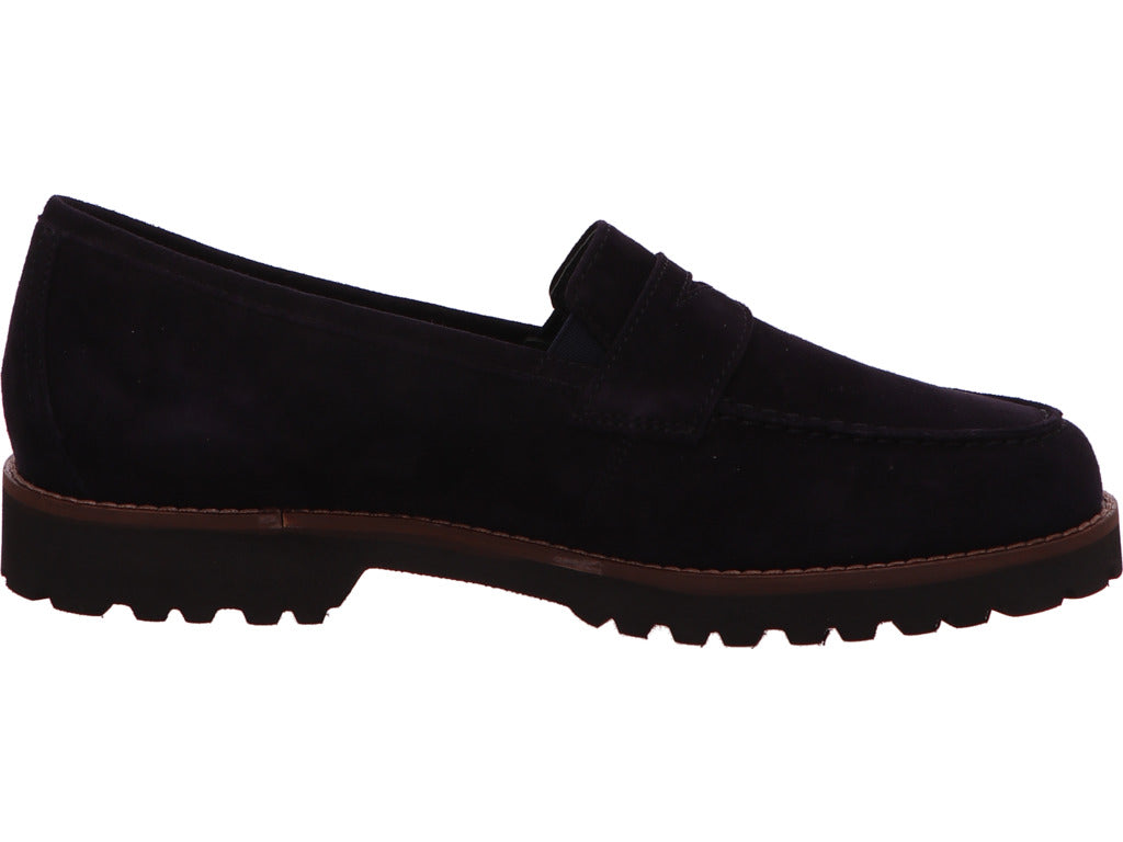 Sioux Damen Slipper in dunkelblau