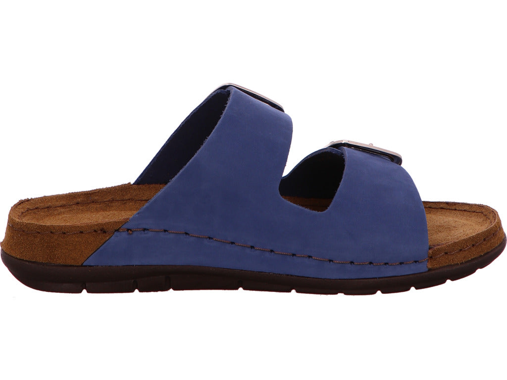 Rohde Damen Pantolette Foggia-D in dunkelblau