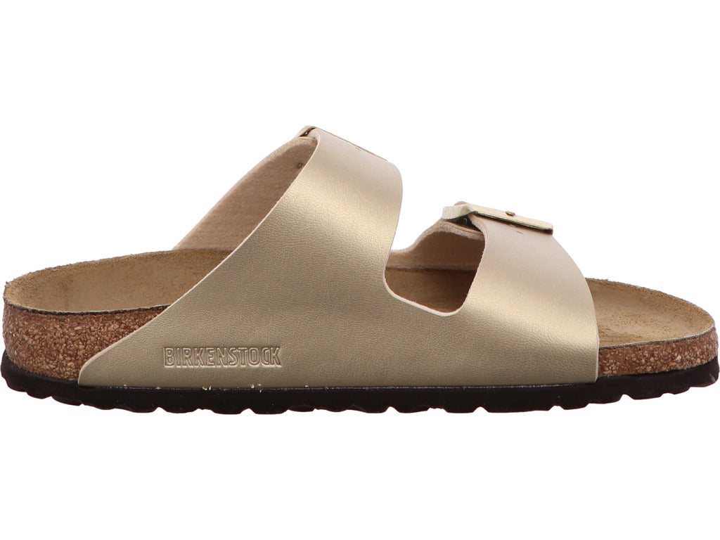 Birkenstock Damen Pantolette Arizona in gold