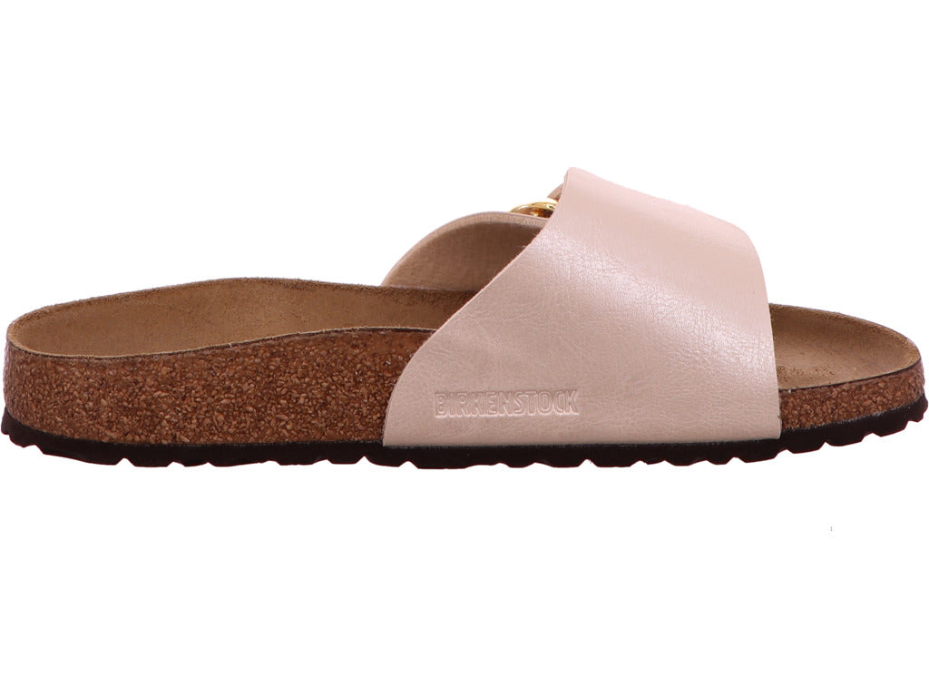 Birkenstock Damen Pantolette Catalina Cushion Buckle in hellbeige