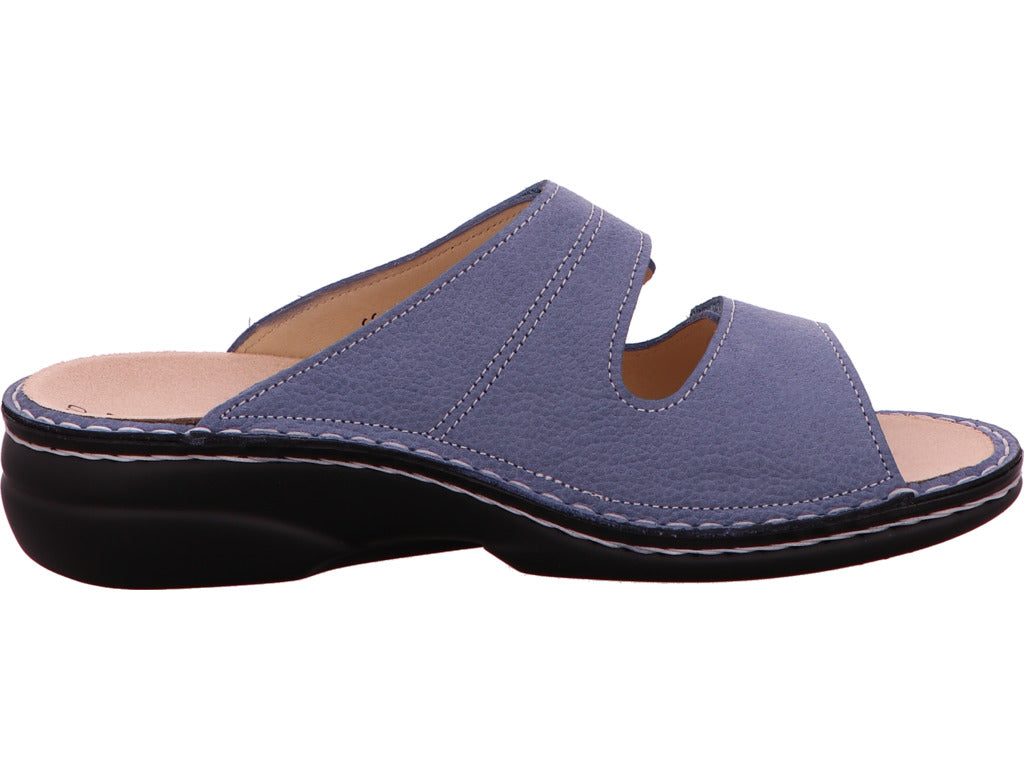 Finn Comfort Damen Pantolette Sansibar in hellblau