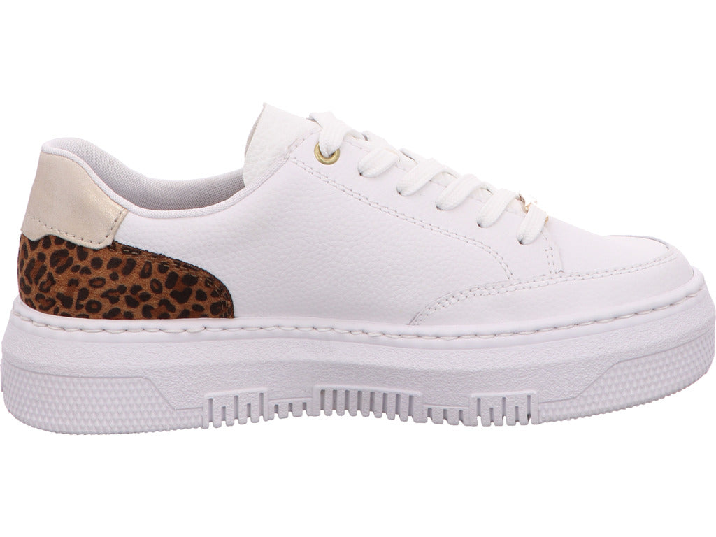 Rieker Damen Sneaker in weiß-bunt-kombiniert