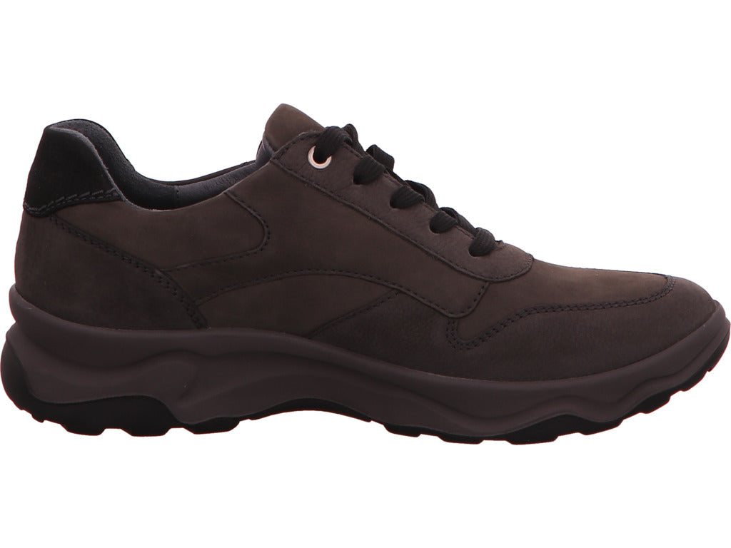 Waldläufer herenschoen in zwart, laag model