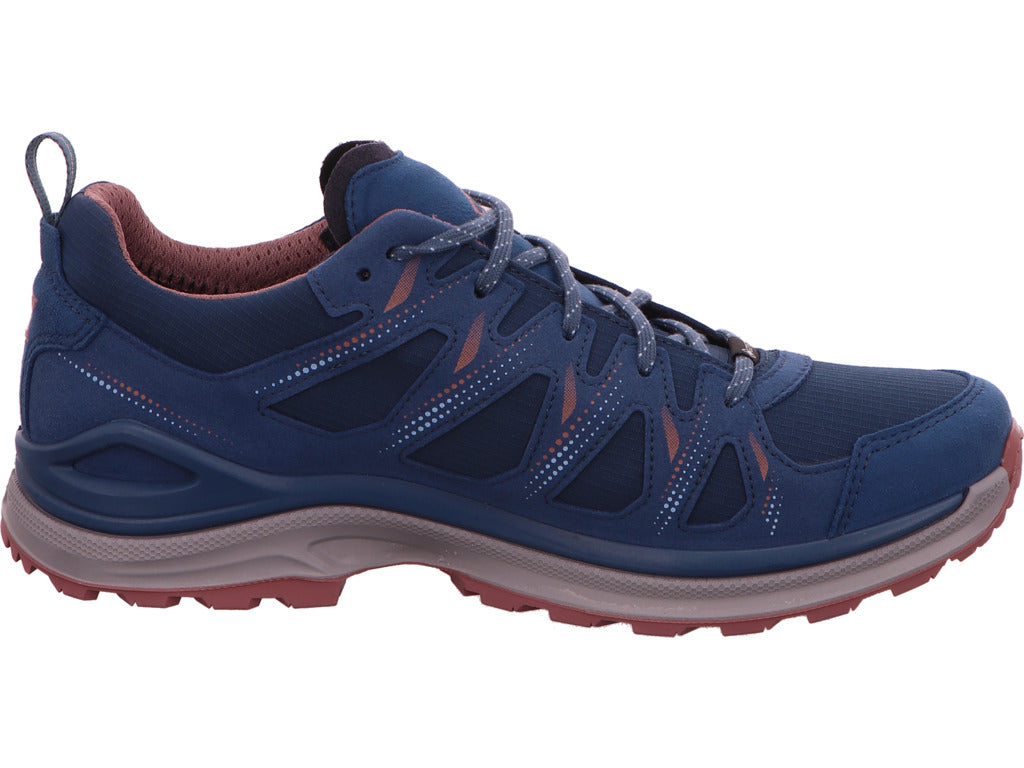 Lowa Damen Schnürschuh Innox Evo Ii in blau-bunt-kombiniert