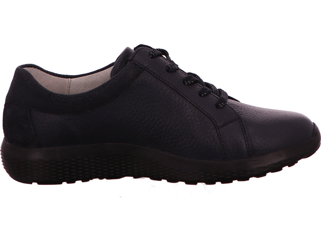 Waldläufer Damen Schnürschuh K-Ira in dunkelblau