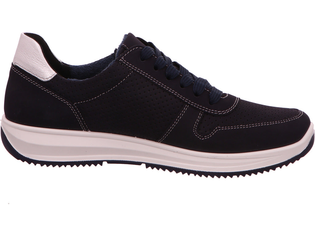 Ara Damen Schnürschuh Osaka 3.0 in blau-bunt-kombiniert