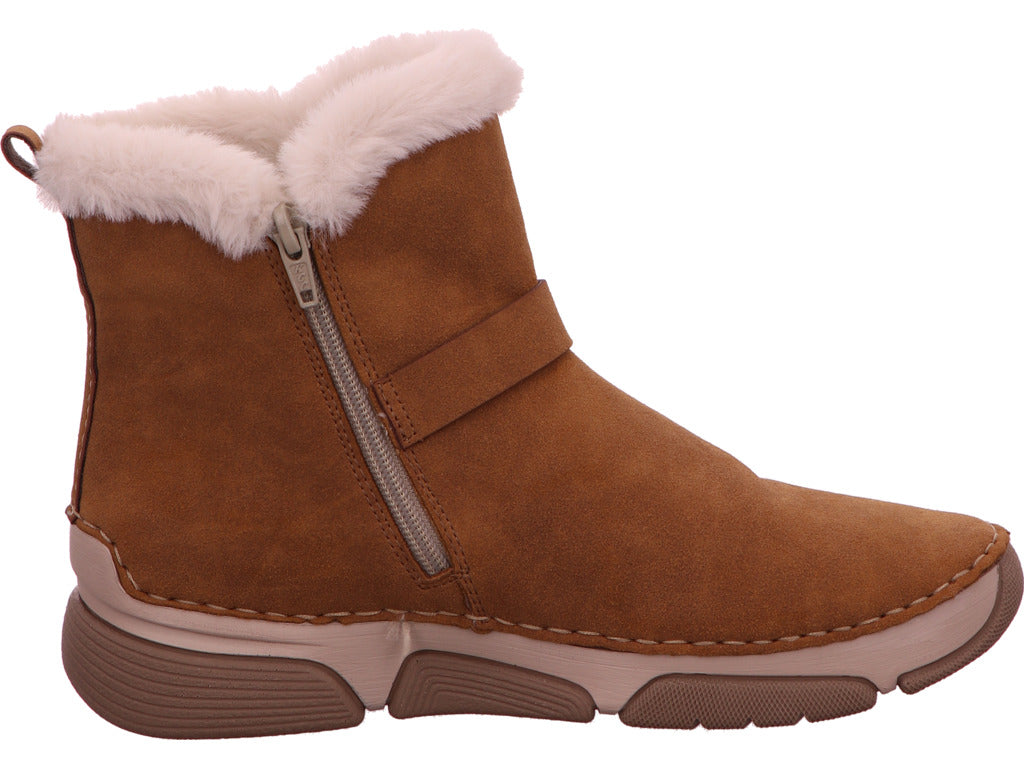 Rieker Damen Stiefel in braun-bunt-kombiniert