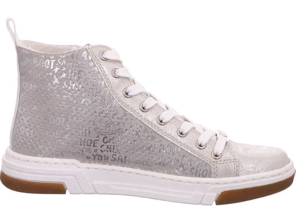 Rieker Damen Stiefel in grau-kombiniert