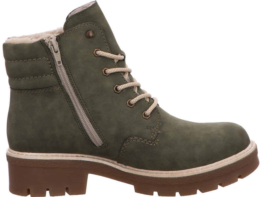 Rieker Damen Stiefel in grün-bunt-kombiniert