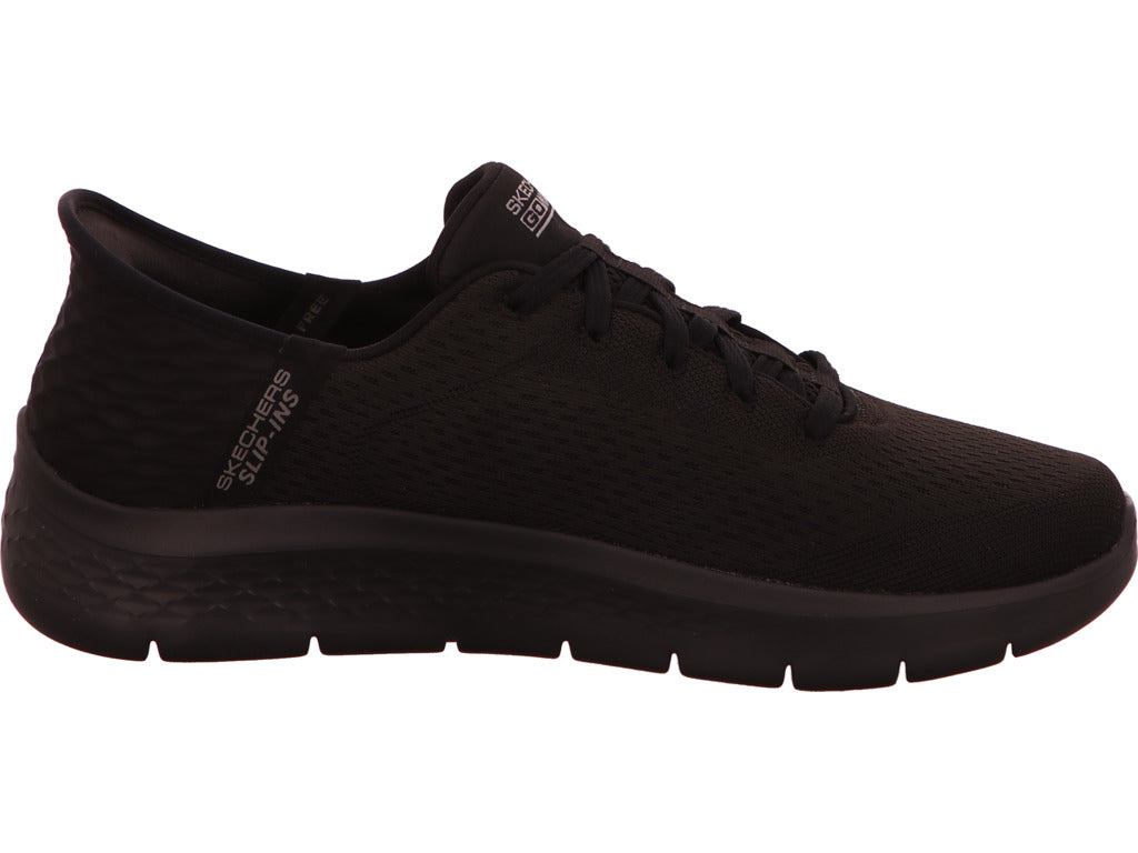 Skechers Herren Slipper Flex-New World in schwarz