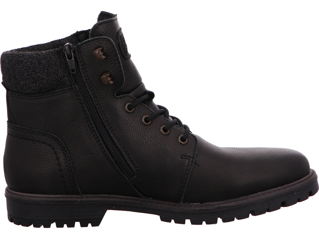 Rieker Herren Stiefel in schwarz-bunt-kombiniert
