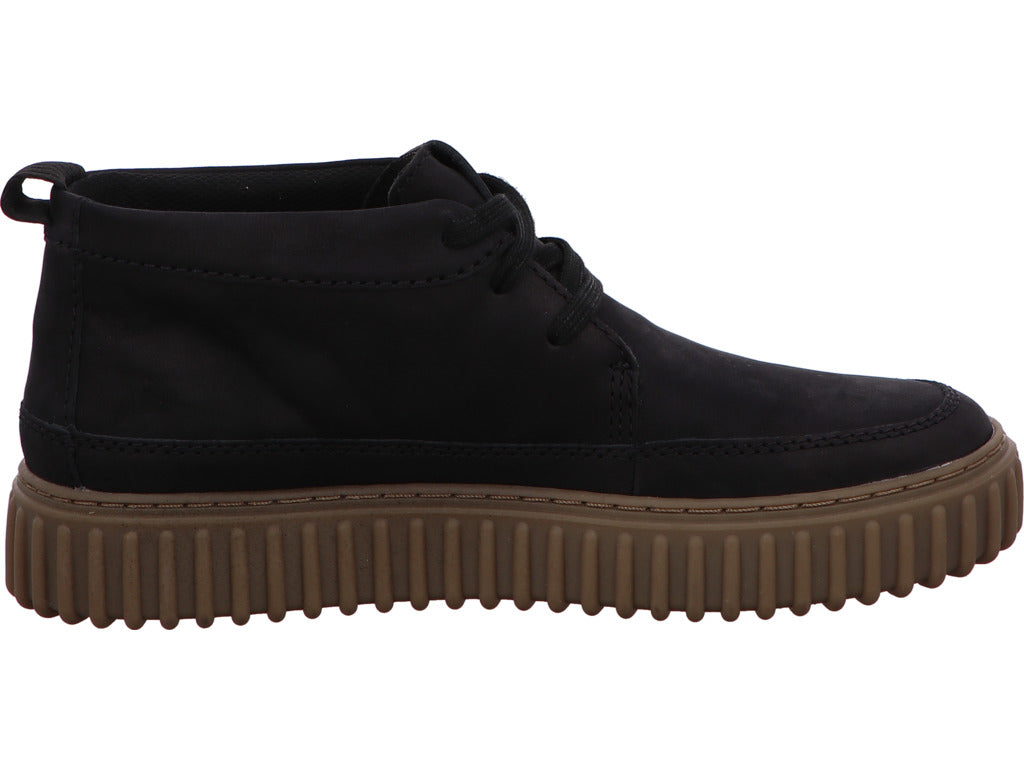 Clarks Herren Stiefel Torhill Lacehi in schwarz