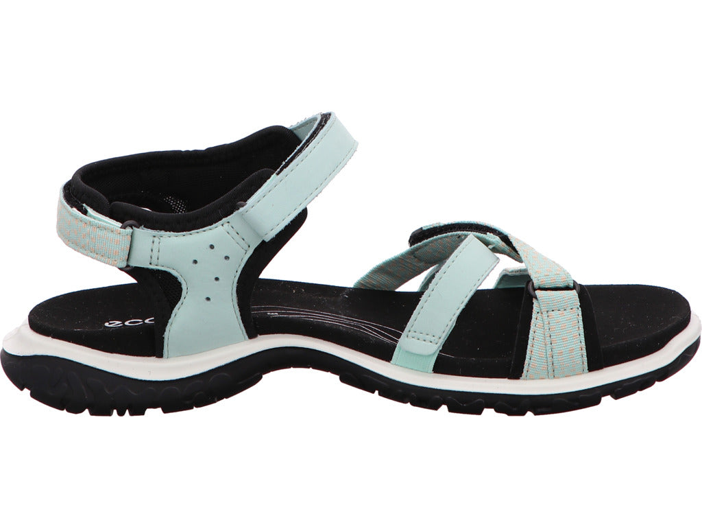 Ecco Damen Sandalette Offroad Yucatan Slim in grün-bunt-kombiniert