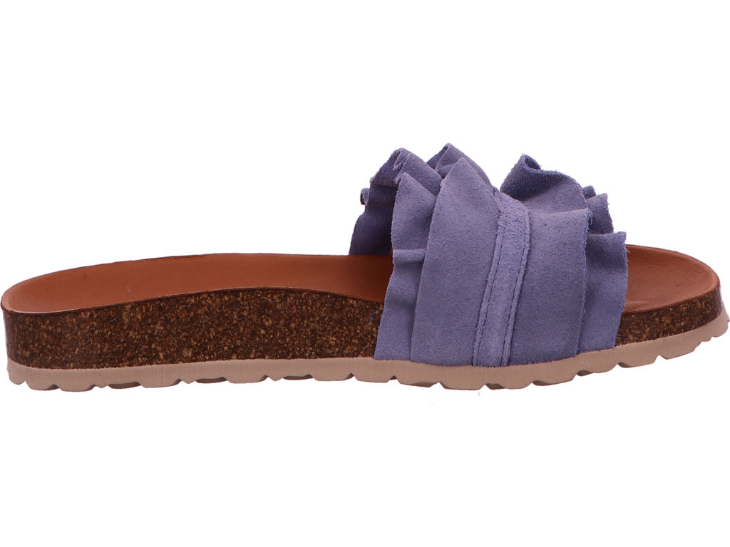 Fun Verbenas Damen Pantolette in hellblau