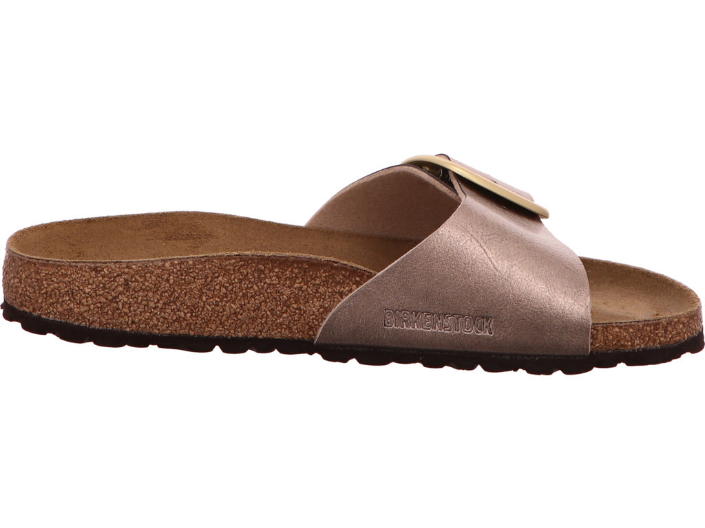 Birkenstock Damen Pantolette Madrid Big Buckle in taupe