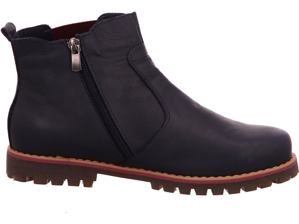 Andrea Conti Damen Stiefel in blau-bunt-kombiniert
