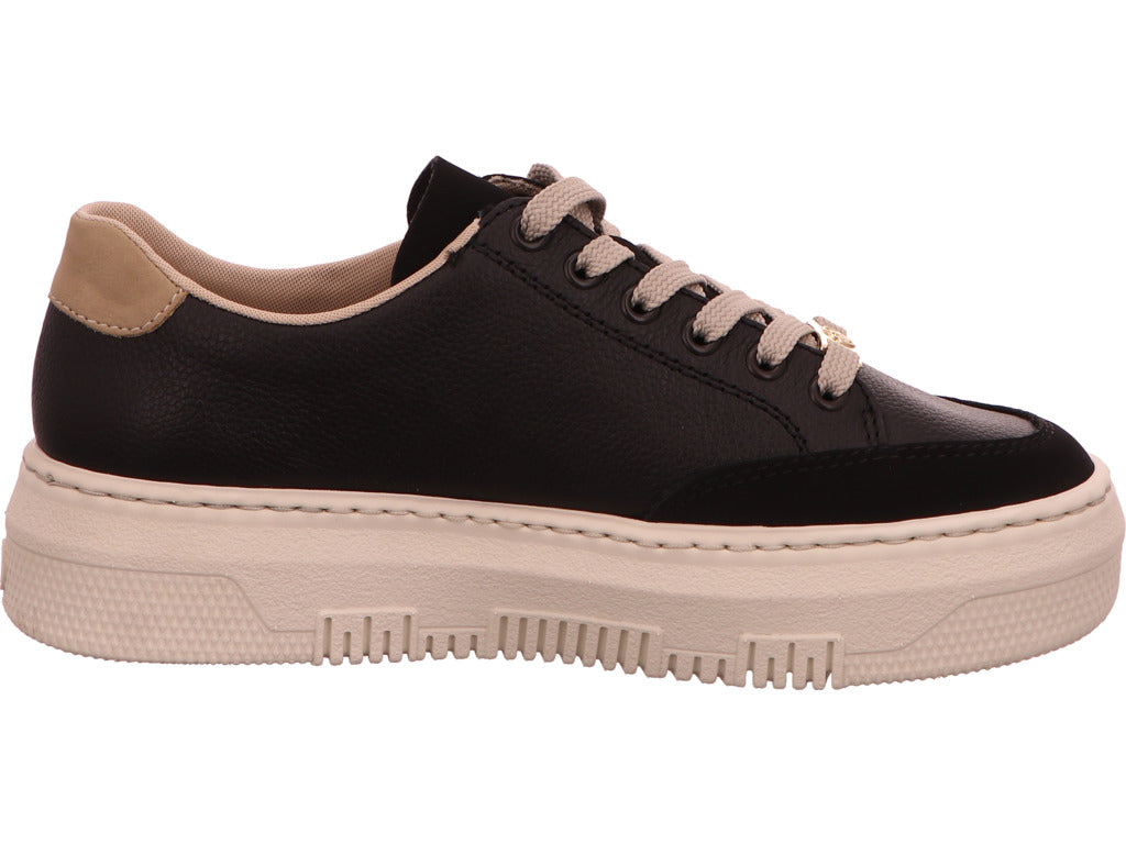 Rieker Damen Sneaker in schwarz-bunt-kombiniert