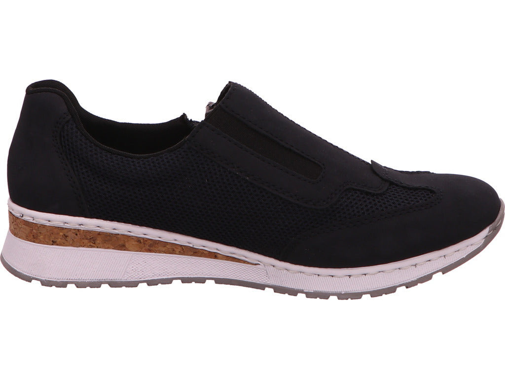 Rieker Damen Sneaker in blau-kombiniert
