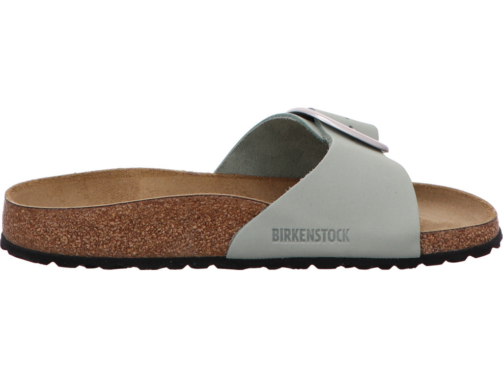 Birkenstock Damen Pantolette Madrid Big Buckle in hellgrün