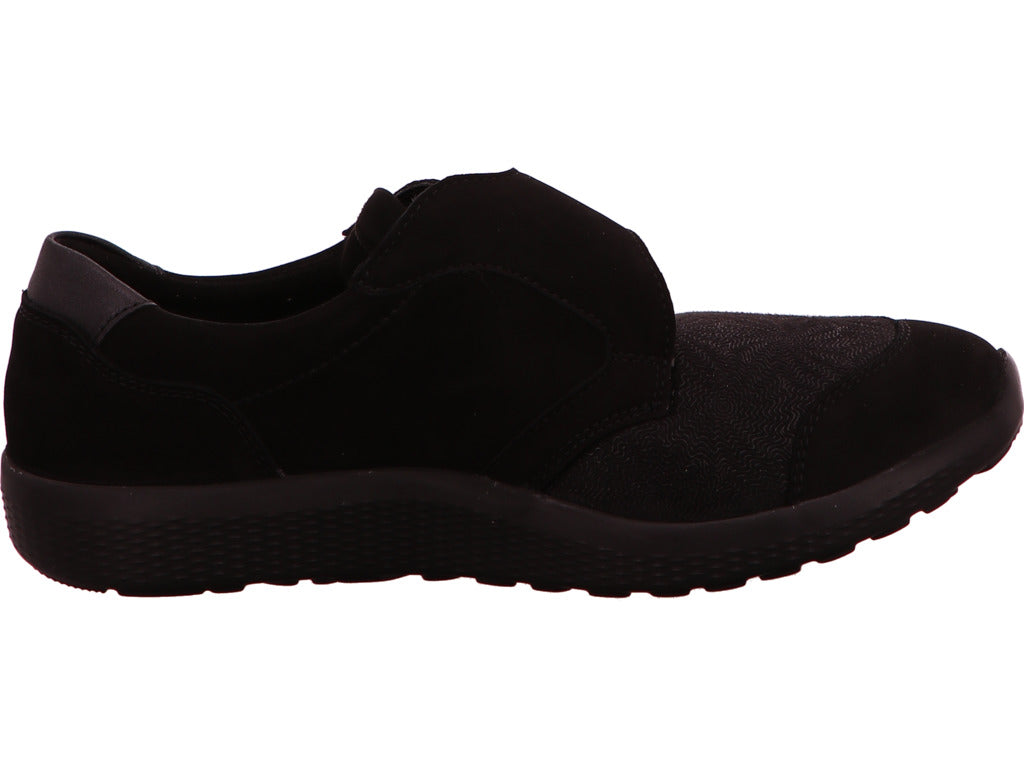 Waldläufer Damen Slipper K-Ira in schwarz