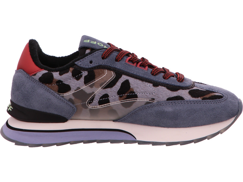 HOFF damessneakers City Berlin Man in een blauw-multicolor combinatie