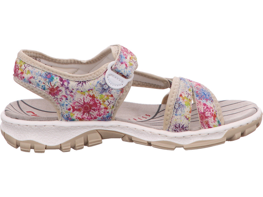 Rieker Damen Sandalette in multicolour