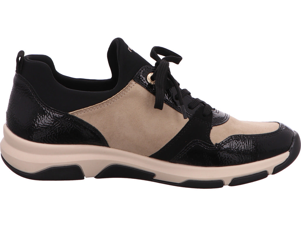 Remonte Damen Sneaker in schwarz-bunt-kombiniert