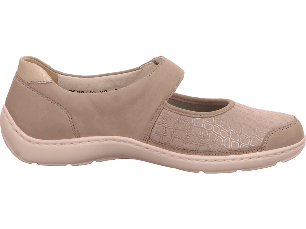 Waldläufer Damen Slipper Henni in hellgrau