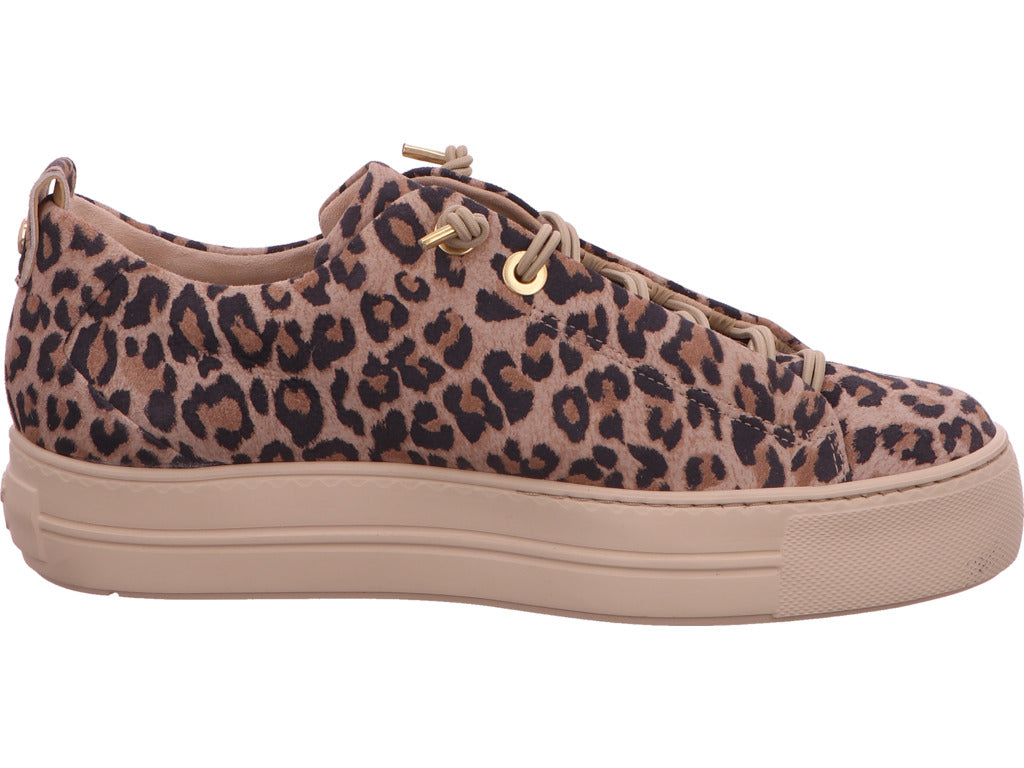 Paul Green Damen Sneaker in beige-bunt-kombiniert