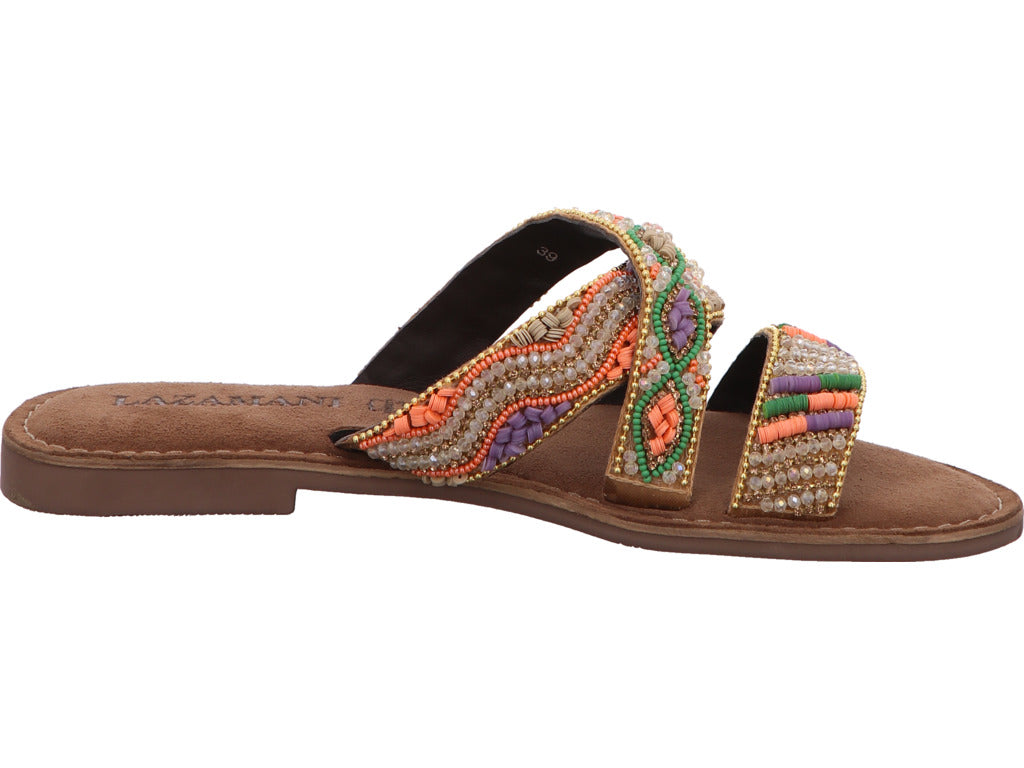 Lazamani Damen Pantolette in multicolour