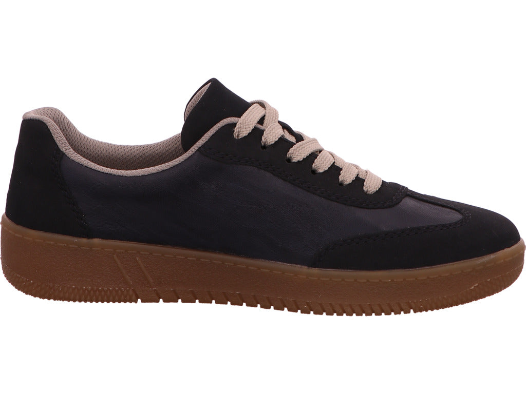 Rieker Damen Sneaker in blau-bunt-kombiniert