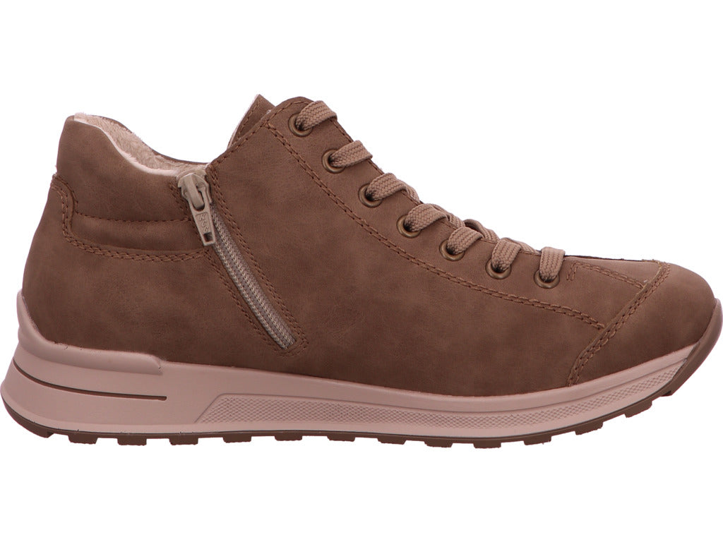 Rieker Damen Schnürschuh in taupe