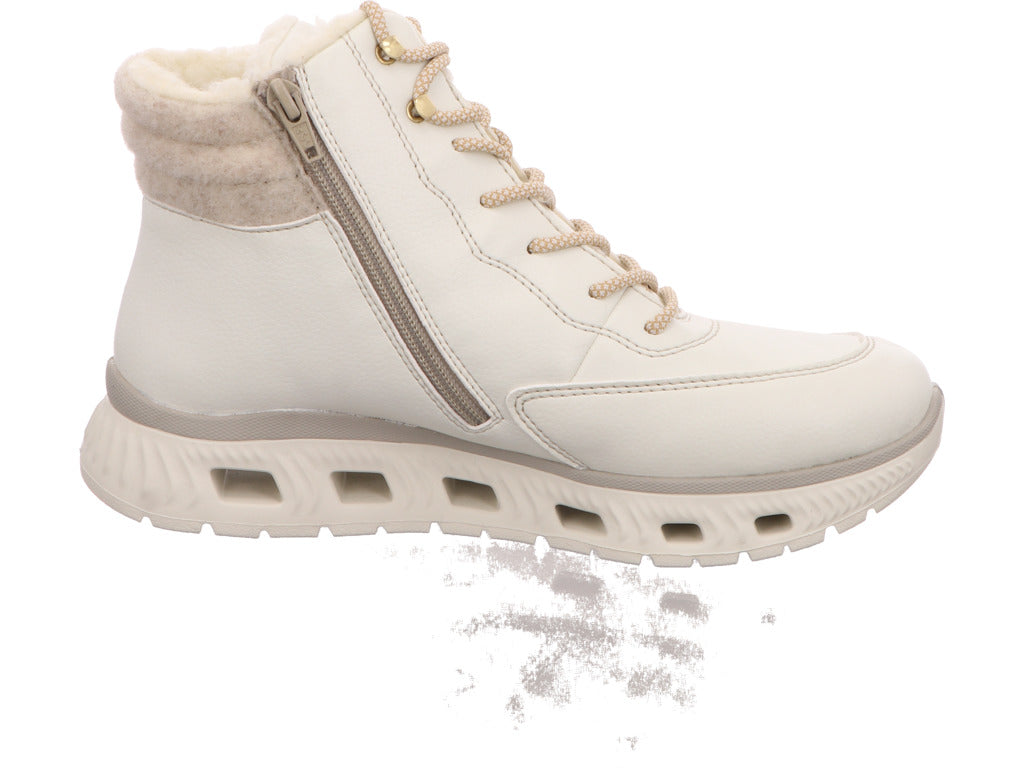 Rieker dameslaarzen in het wit